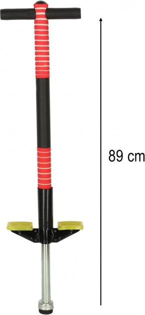 Pogostab rot mit verstellbarer Höhe