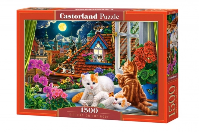 Castorland Puzzle Katzen auf dem Dach 1500 Teile