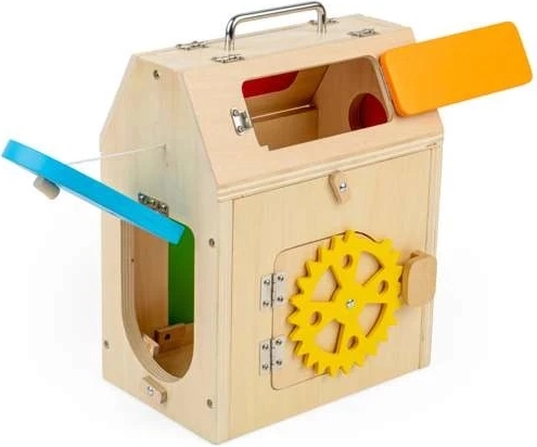 Bigjigs Toys Aktivitätstafel Haus für Kinder