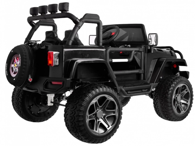 Monster Jeep 4x4 Fahrzeug schwarz