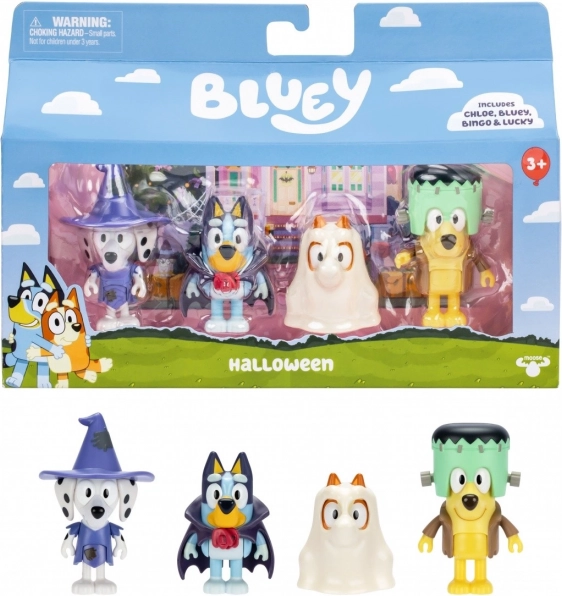 Figuren Bluey - Kostümball 4er-Pack
