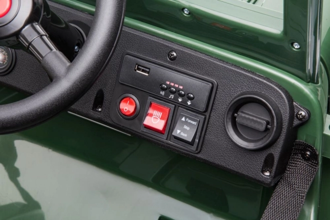 Elektroauto für Kinder 4x4 Armeegrün