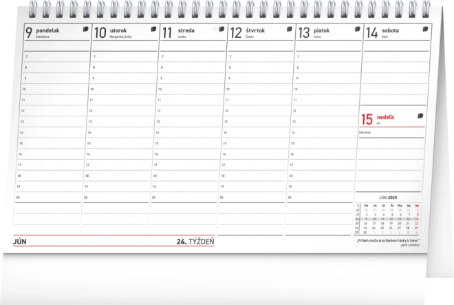 Notique Tischkalender mit Zitaten 2025