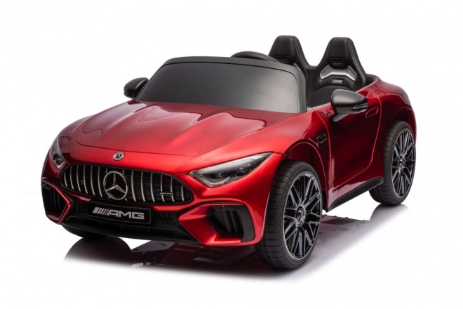 Mercedes AMG SL63 rot lackiertes Auto mit Batterie
