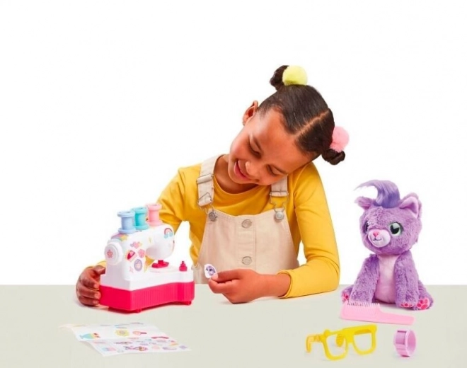 Kreativ-Set: Nähmaschine mit Plüschfigur Little Live Pets Sew Surprise