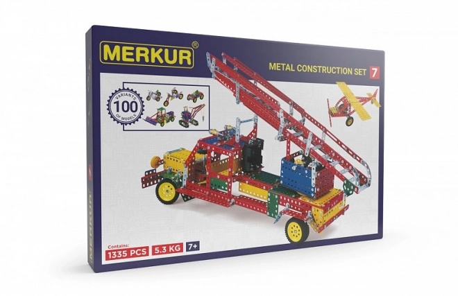 Merkur 7 Baukasten mit 100 Modellen