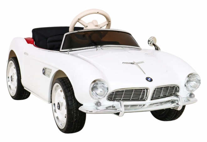 BMW 507 Retro Weißes Fahrzeug