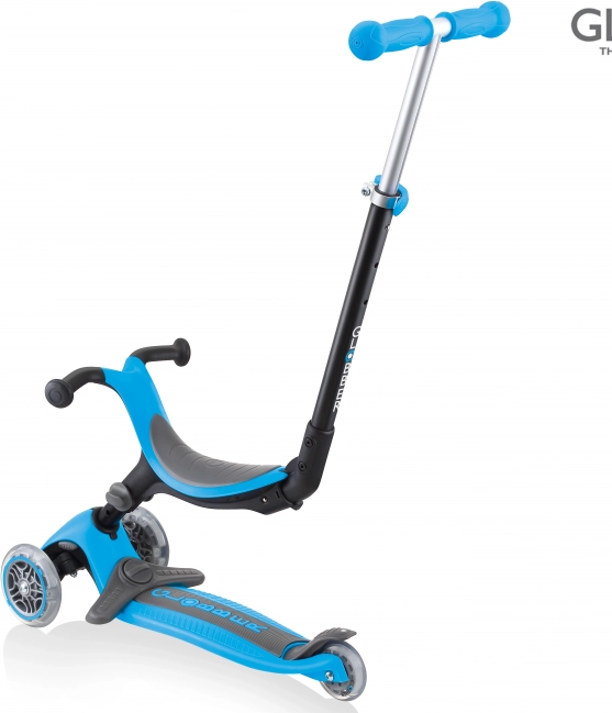 Globber Go Up klappbarer Roller Plus himmelblau
