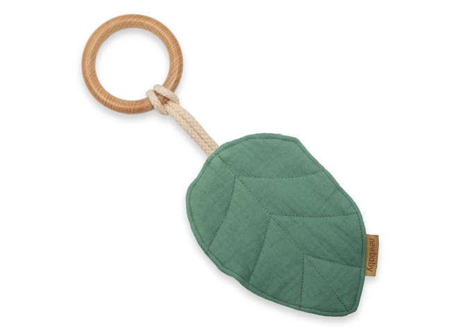 Beißring mit Blättern Mint