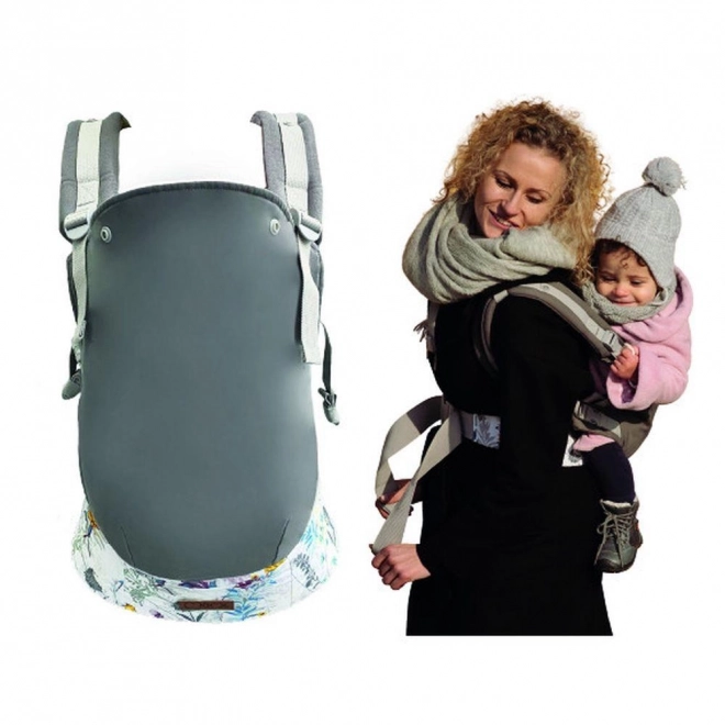 Ergonomischer Babytrage MoMi COLLET Blumenmuster