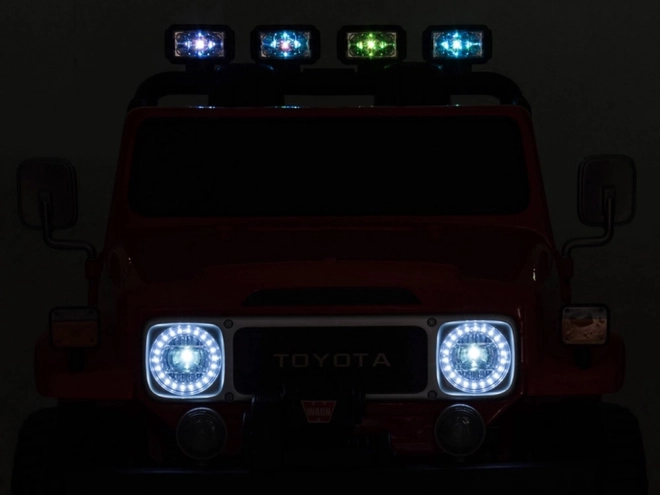 Elektrisches Kinderauto Toyota Land Cruiser – Rot
