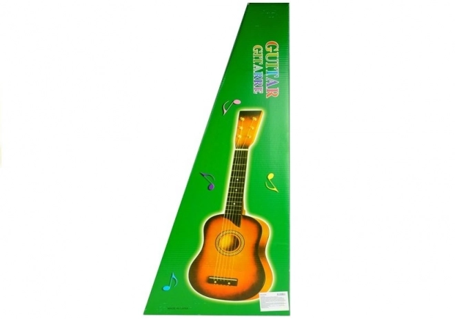 Klassische Schwarze Holzgitarre für Kinder 60 cm