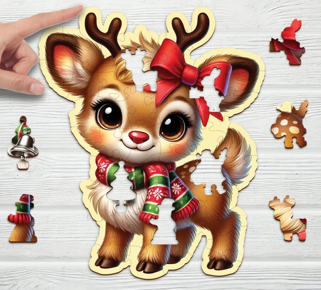 Holzpuzzle Winterfreund 50 Teile