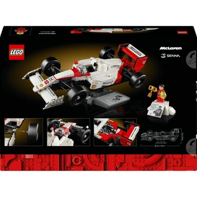 Bausatz LEGO McLaren MP4/4 und Ayrton Senna