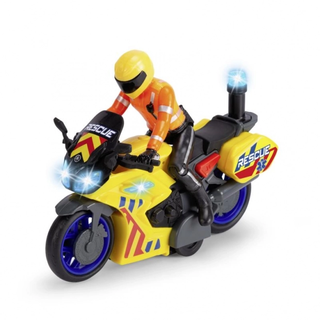 Rettungsmotorrad mit Fahrer 17 cm