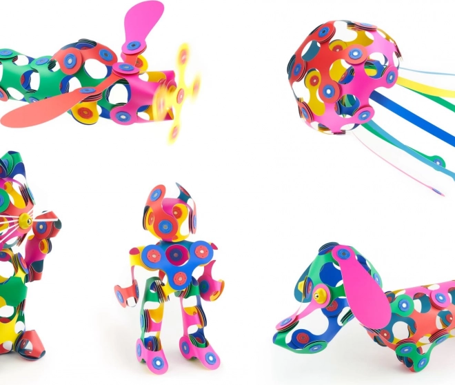 Clixo Super Regenbogen Magnetische Baukasten