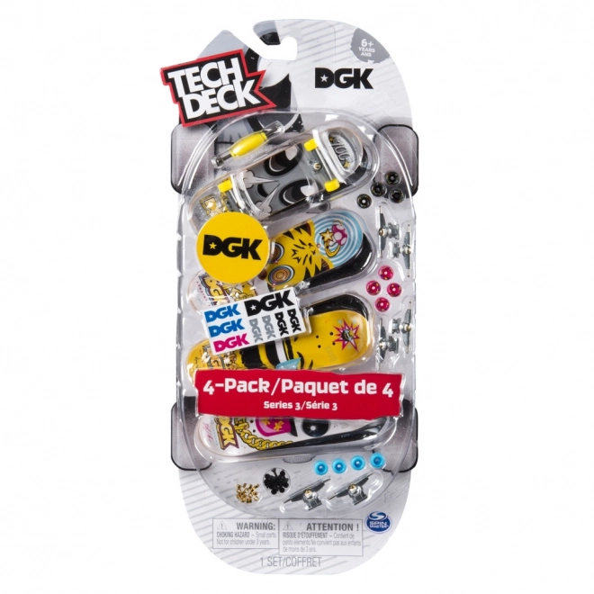 Tech Deck Fingerboard Set 4er-Pack