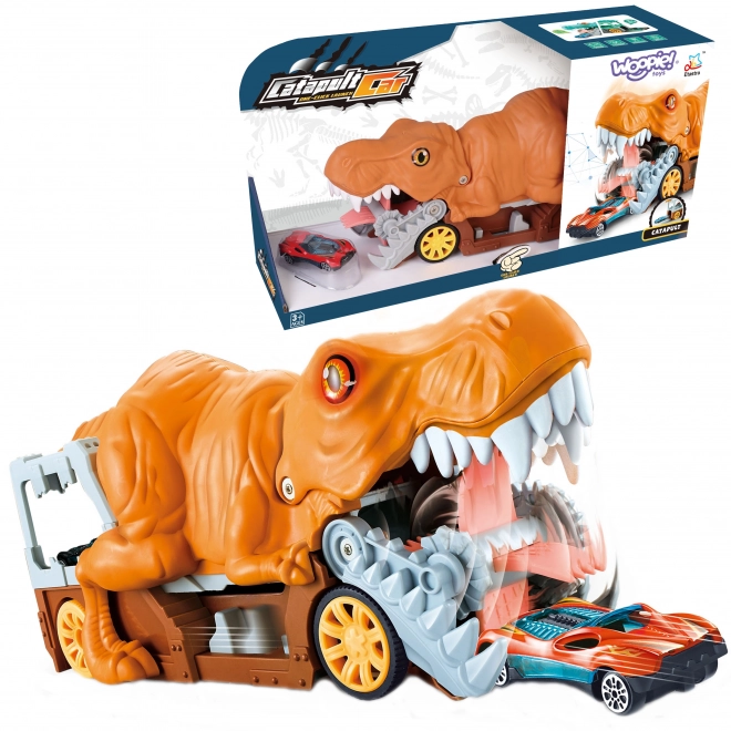 Dinosaurier-Auto-Abschussrampe