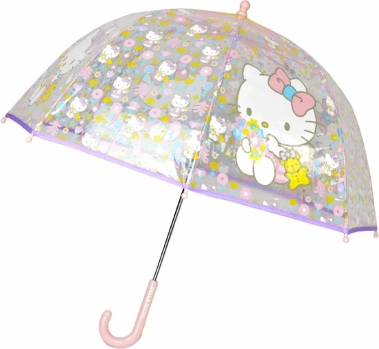 Hello Kitty transparenter Regenschirm