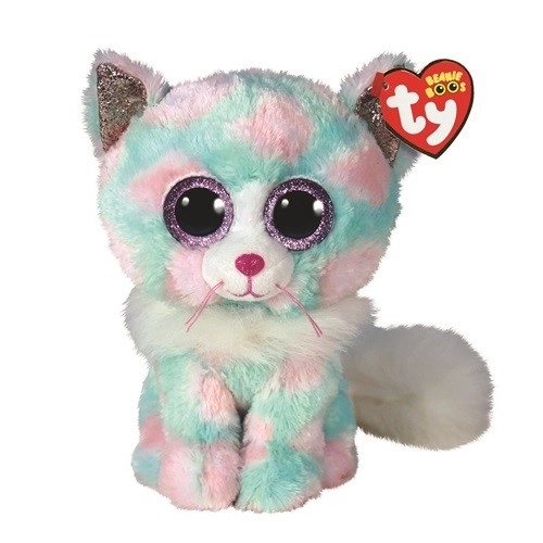 Kuscheltier Katze Pastell Opal 15 cm