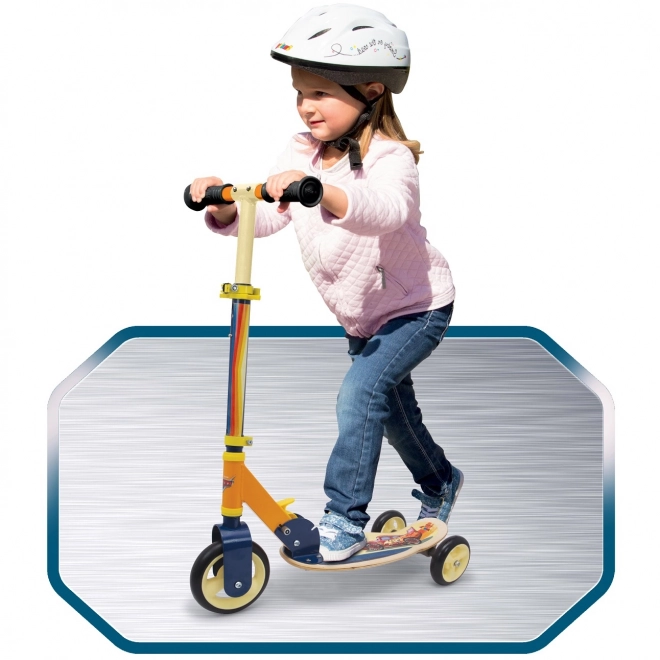 Smoby dreirädriger Kinderroller Cars Holz