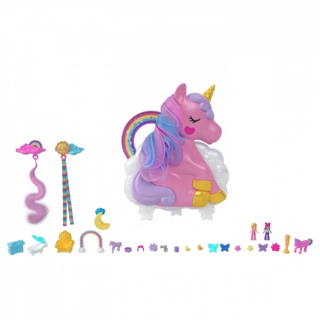 Polly Pocket Einhorn Schönheitssalon Set