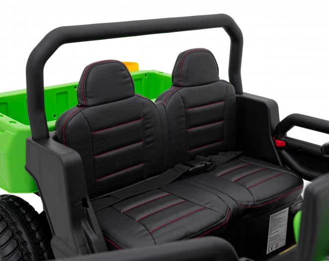 Auto Pick-Up Speed 900 pro Kinder Grün + 4x4 Antrieb + bewegliche Pumpe + Kofferraum + Fernsteuerung + Schaufel + LED Audio
