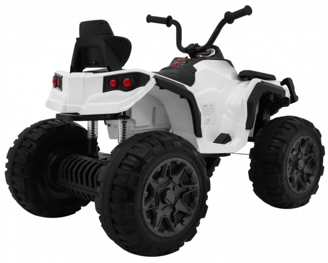Quad ATV 2,4 GHz auf Batterie für Kinder Weiß + Fernbedienung + EVA Räder + MP3 Radio + Kostenloses Starten