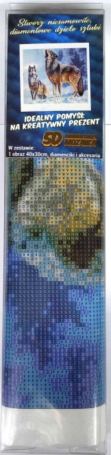 Diamantmalerei Wolfsruf 30x40cm