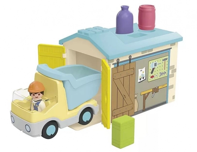 Junior Lkw mit Garage und Sortierfunktion