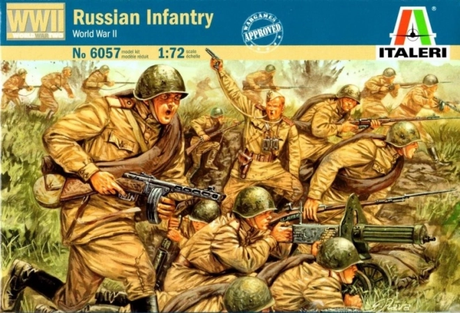 Russische Infanterie-Gewehrkräfte Spielfiguren Set