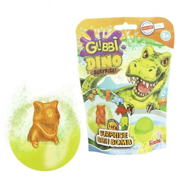 Glibbi Dino Überraschungs-Badebombe