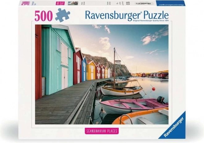 Ravensburger Puzzle: Werft in Smögen, Schweden 500 Teile