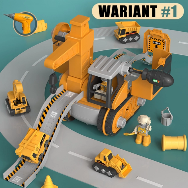 Mega Baustelle 5-in-1 Set zum Schrauben XXL