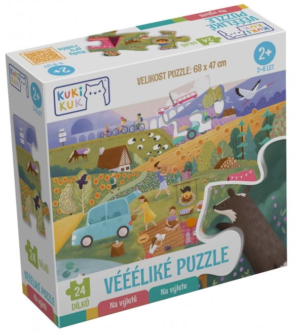 Riesenpuzzle Ausflug