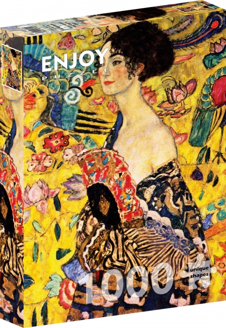 Gustav Klimt Puzzle: Dame mit Fächer 1000 Teile