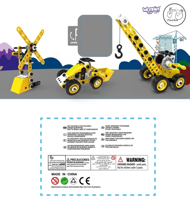 Konstruktionsset 8-in-1 Fahrzeuge