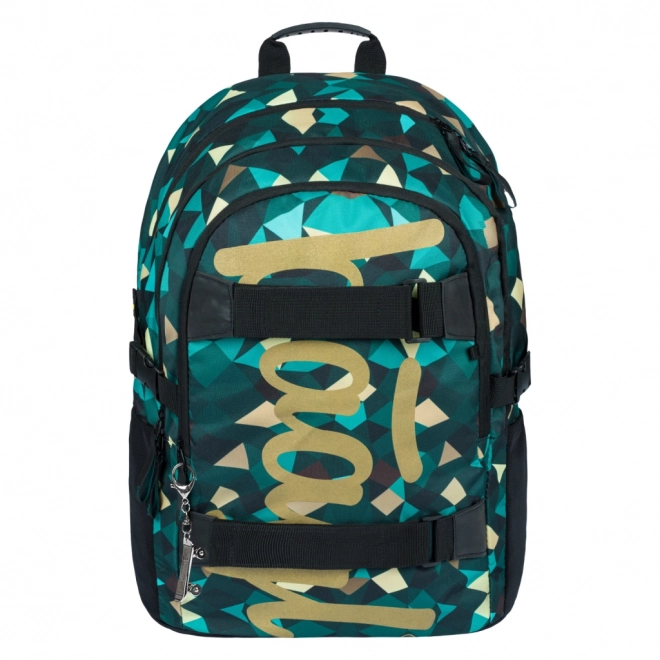BAAGL 3-SET Skate Polygon: Rucksack, Federmäppchen, Beutel