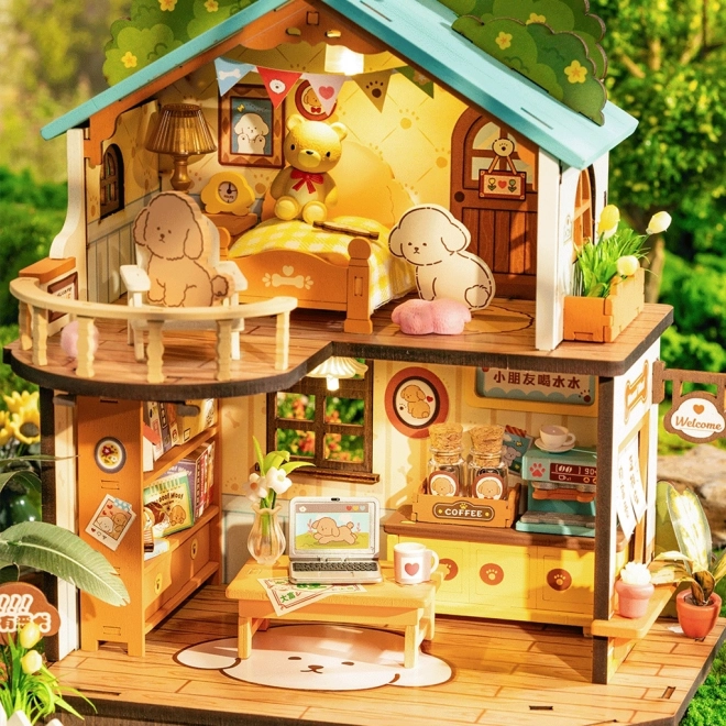 Miniatur-Welpenhaus