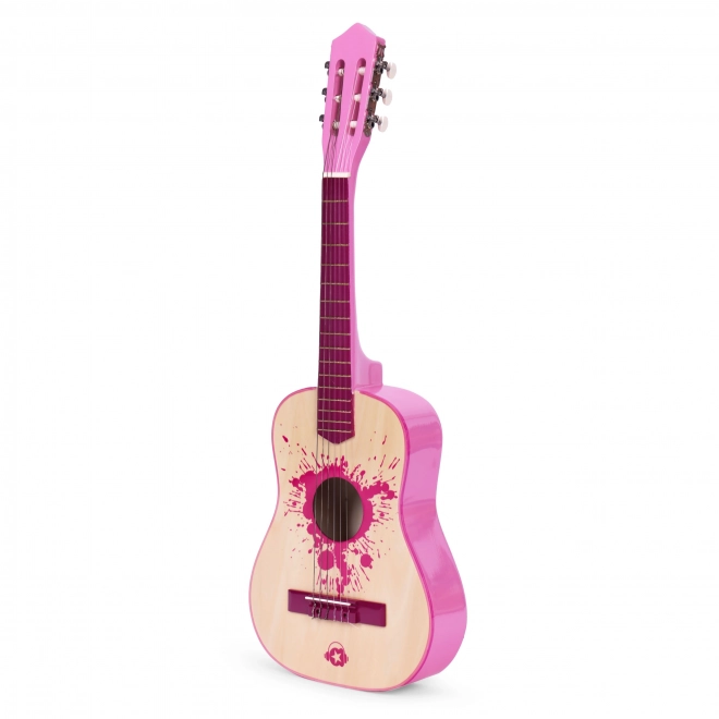 Kindergitarre Pink Große - 6-saitig Exklusiv ECOTOYS