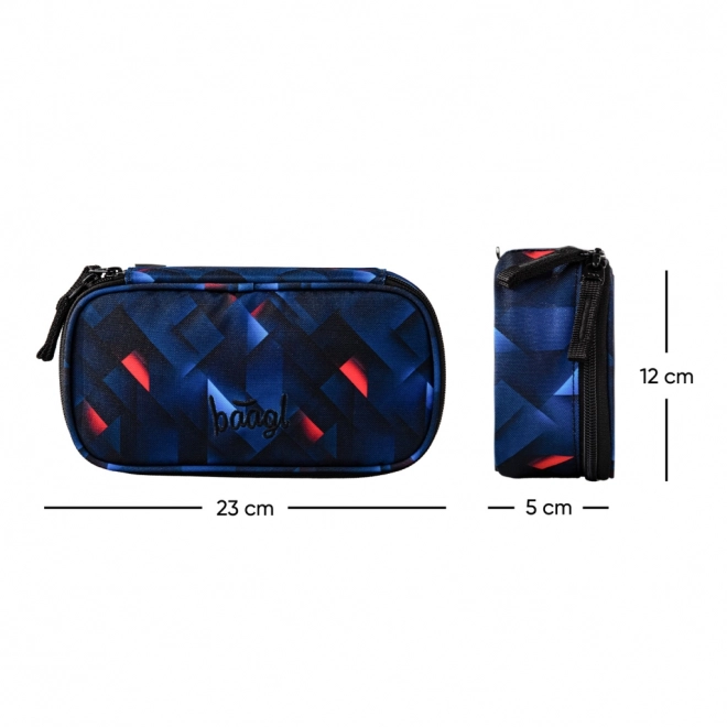 Schulmäppchen Baagl Skate Indigo