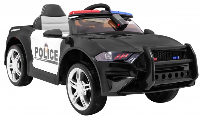 Elektrisches Kinderauto GT Sport Polizei Schwarz