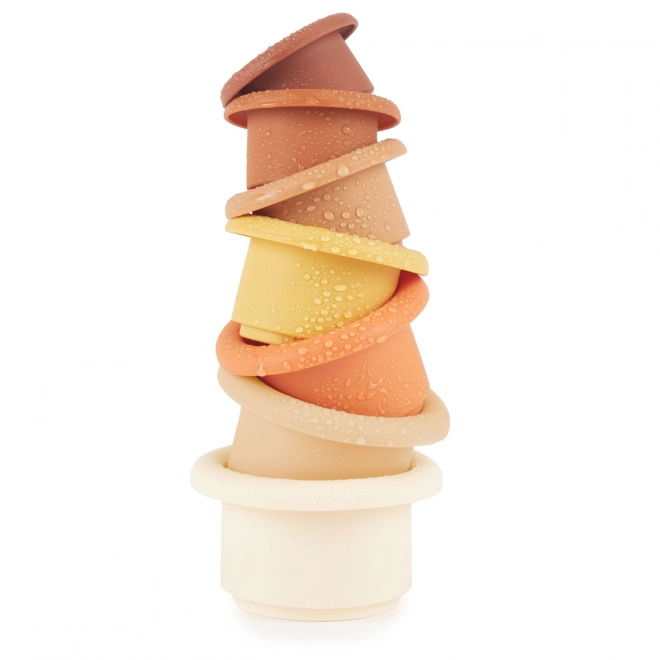 Bieco Silikon Stapelbecher Chocolate Bliss