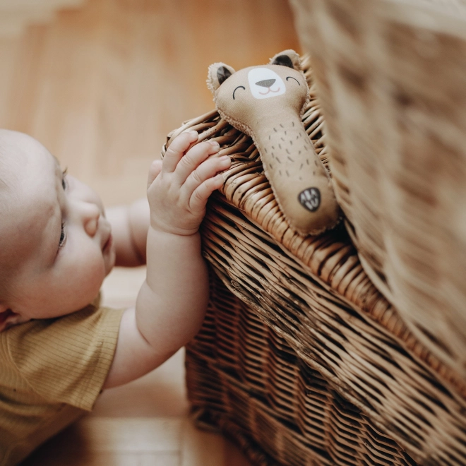 Ababu Kinderwagen-Spielzeug Bär mit Rassel