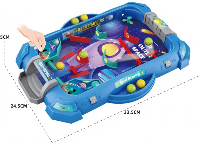 WOOPIE Geschicklichkeitsspiel Flipper "Kosmisches Spiel" 2v1