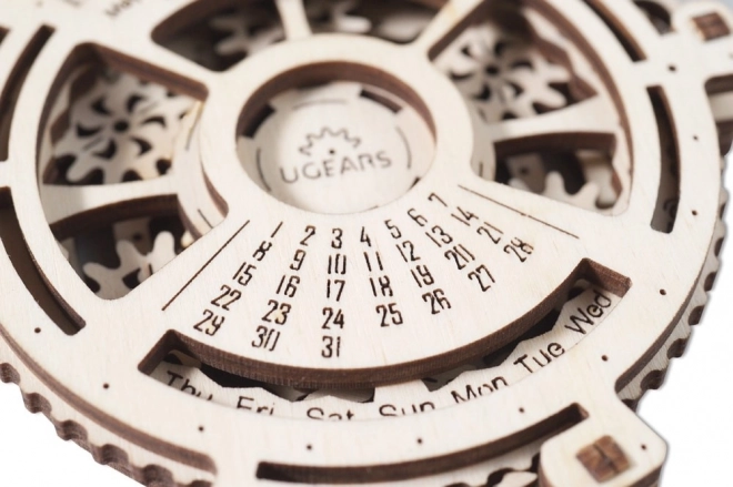 Ugears 3D Holzmechanisches Puzzle Kalender