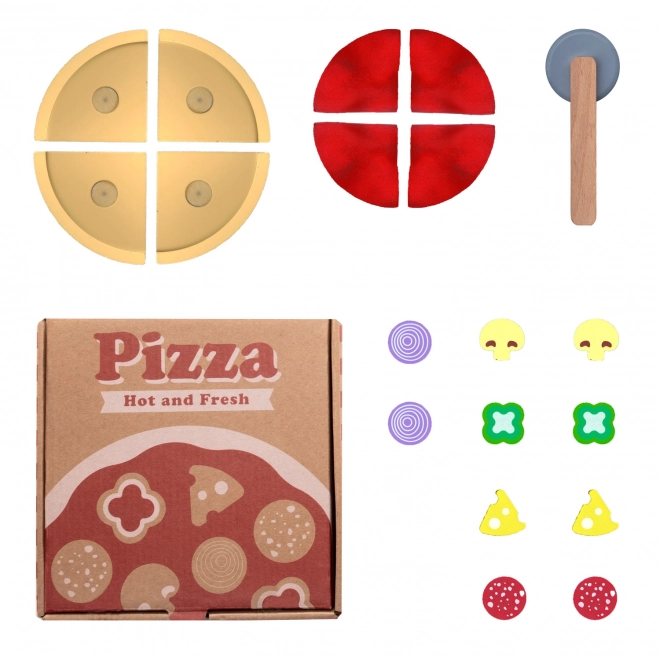 Holzpizza-Spielset für Kinder