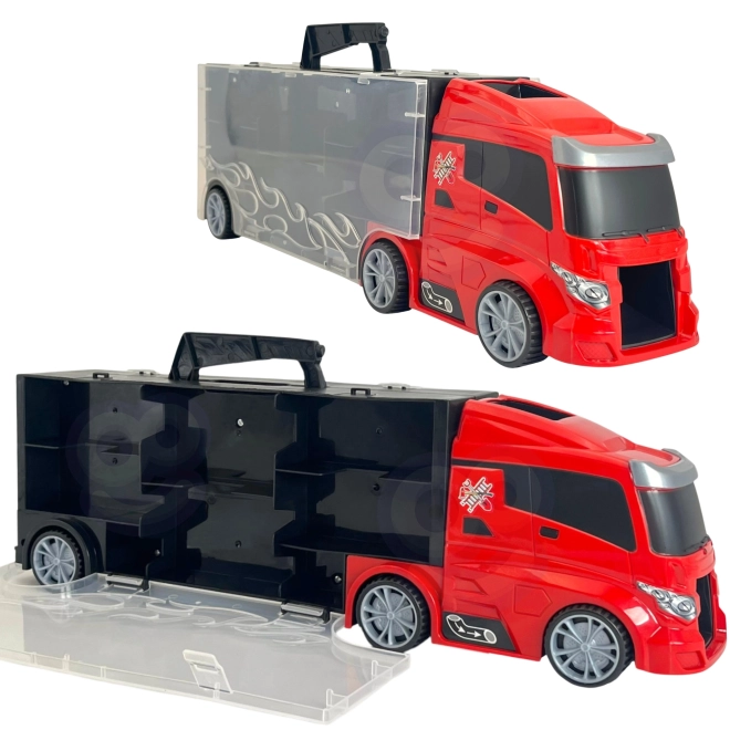 Woopie Feuerwehrauto Transporter 3-in-1 Set Rot