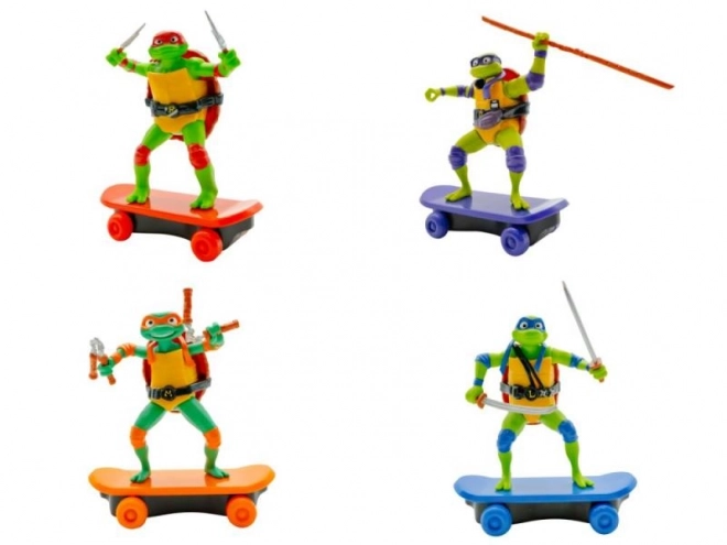 Teenage Mutant Ninja Turtles Skateboard-Actionfiguren - Kanal-Schredder