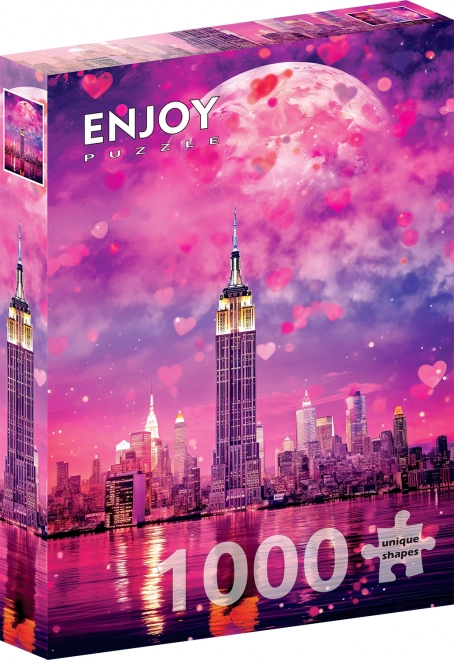 Romantisches Puzzle New York 1000 Teile